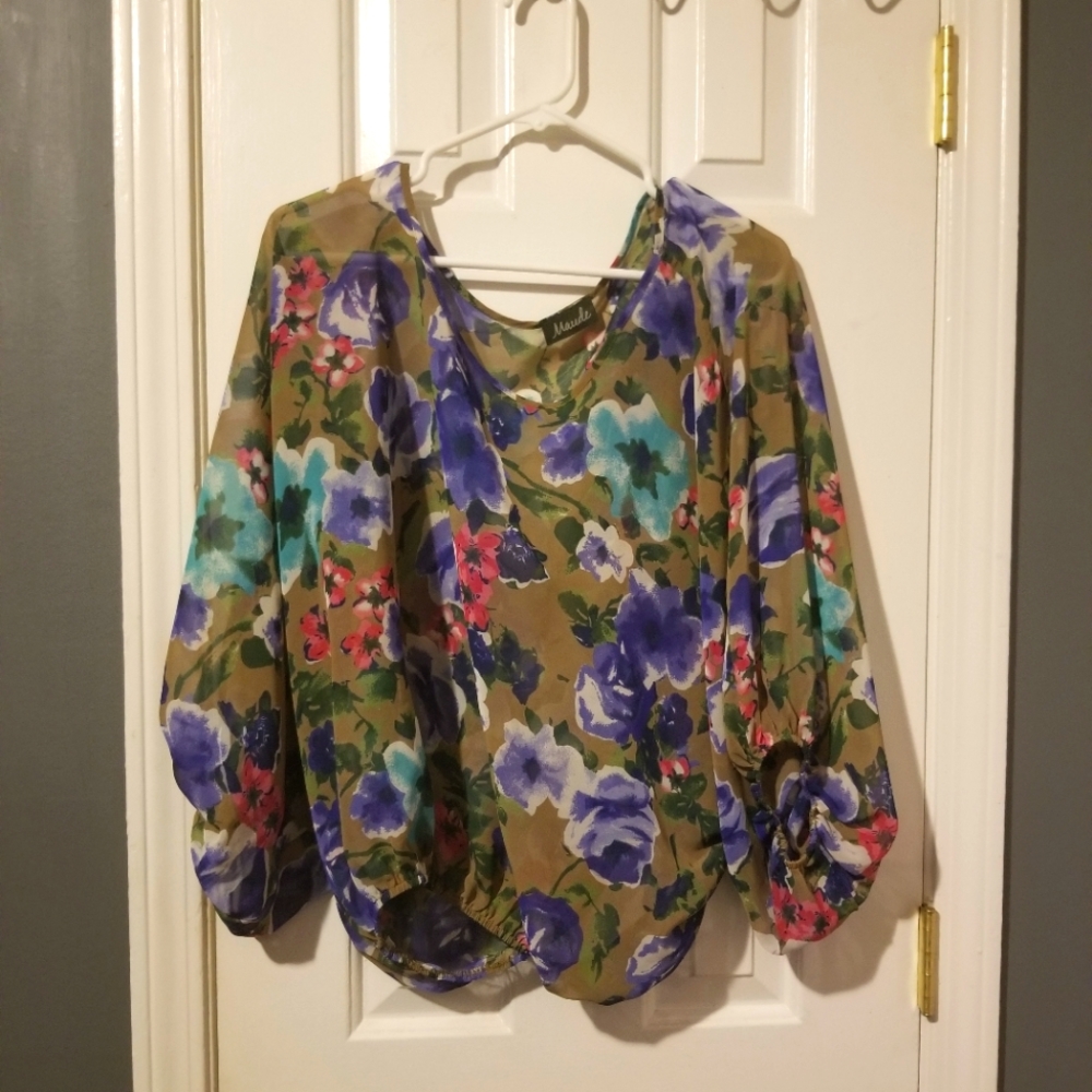 Flowery Blouse